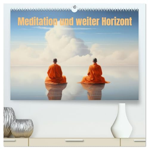 Meditation und weiter Horizont (hochwertiger Premium Wandkalender 2026 DIN A2 quer), Kunstdruck in Hochglanz: Innere Ruhe und Erhabenheit (CALVENDO Menschen)