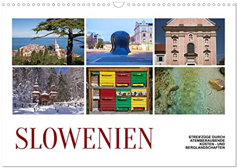 Slowenien - Streifzüge durch atemberaubende Küsten- und Berglandschaften (Wandkalender 2026 DIN A3 quer), CALVENDO Monatskalender: Die Alpenrepublik ... Berg- und Küstenlandschaften. (CALVENDO Orte)