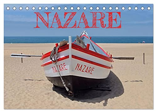 Nazare (Tischkalender 2026 DIN A5 quer), CALVENDO Monatskalender: Die schönsten Bilder aus dem Surfspot Nazare (CALVENDO Orte)