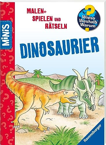 Ravensburger Minis, Wieso? Weshalb? Warum? - Malen, Spielen und Rätseln - Dinosaurier