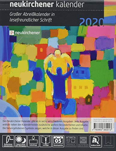 Neukirchener Kalender 2020 - Großer Abreißkalender in lesefreundlicher Schrift