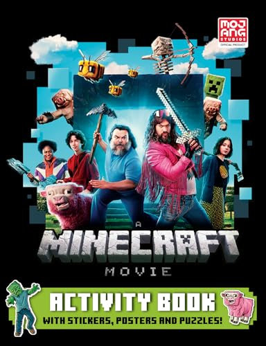 A Minecraft Movie: Activity Book: Go on an adventure through the worlds of A Minecraft Movie with this official activity book – packed with puzzles and things to do!