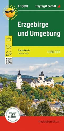 freytag & berndt Freizeitkarte Erzgebirge und Umgebung 1:160.000: mit touristischen Infos auf Rückseite, wasserfest und reißfest
