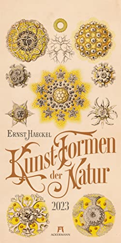 Kunst-Formen der Natur - Ernst Haeckel Kalender 2023, Wandkalender im Hochformat (33x66 cm), Naturkundliche Illustrationen, Vintagekalender