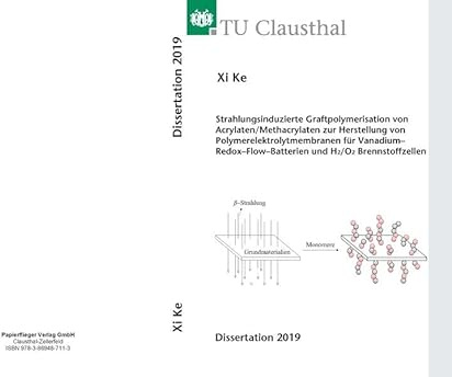 Strahlungsinduzierte Graftpolymerisation von Acrylaten/Methacrylaten zur Herstellung von Polymerelektrolytmembranen für Vanadium-Redox-Flow-Batterien und H2/O2 Brennstoffzellen
