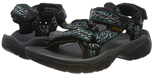 Teva Femme Terra FI 5 Universal Sandales Bout Ouvert, Bleu (Manzanita Deep Lake Mdlk), 36.5 EU