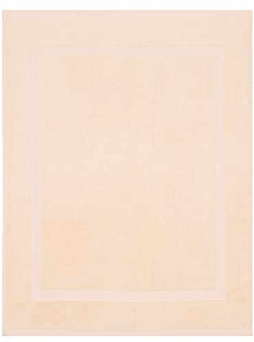 Betz Badvorleger Premium Größe 50x70 cm 100% Baumwolle Badematte Badteppich Duschvorlage Qualität 650 g/m² Farbe beige