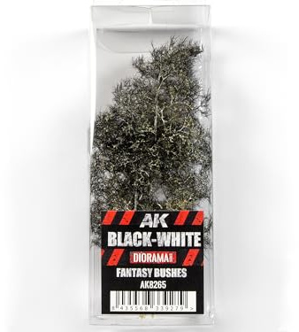 AK Tufts AK8265 Black-White Fantasy Bushes 1/35