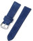PUCHEN Weiches Wildleder-Uhrenarmband, 18mm, 20mm, 22mm, 24mm, Schnellverschluss-Ersatzarmband, Blau, 22mm