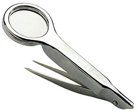 Lupen, 10-fache Lupe mit Pinzette, tragbare Hand-Multifunktionslupe, Vollmetallclip zum Lesen, Wartungserkennung, Reparatur Chaser of Light