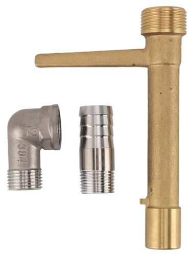 Herramienta de Llave de Acoplamiento Rápido, G3/4 Llave de Válvula de Entrada de Agua para Jardín de Latón Acero Inoxidable, Llave de Válvula de Entrada de Agua, para Riego por Aspersión de Jardín