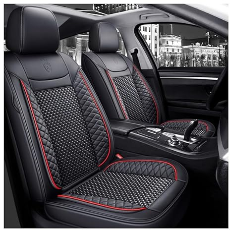 Full Set Auto Sitzbezüge für Toyot𝘢 Aygo Hatchback(2014-Present),Haltbar,rutschfest, schützt die originalen Auto-Sitze,Vier Jahreszeiten Auto-Sitzbezüge