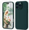 GOODVISH 3 IN 1 for iPhone 16 Pro Case 6.3 inch, Upgraded Camera Protection, 2X HD Screen Protector, Liquid Silicone Anti-Scratch Shockproof Gel Rubber Anti-Fingerprint Phone Case Cover, Dark Green