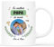 CADEAU PLUS Mug Personnalisé Prénom - Le Meilleur Papa du Monde - Cadeau Fête Des Pères, Tasse Personnalisable Original