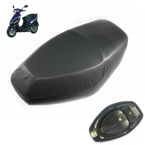 SITZBANK SATTEL ROLLER (2-Sitzer) IN SCHWARZ für BAOTIAN BT49/50QT-9 BUFFALO BENZHOU YIYING YY50QT-02 REX RS JINLUN ZNEN SARO SPORT AGM GMX CHINA ROLLER GY6