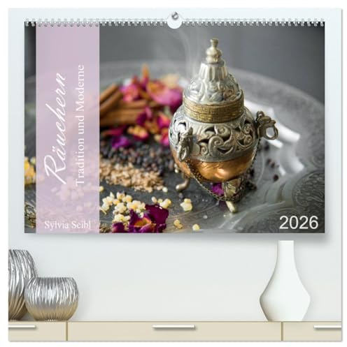 Räuchern Tradition und Moderne (hochwertiger Premium Wandkalender 2026 DIN A2 quer), Kunstdruck in Hochglanz: Überall auf der Erde wird traditionell wie auch modern geräuchert. (CALVENDO Glaube)