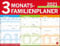 3-Monats-Familienplaner Kalender 2021: Jedes Quartal auf einen Blick. Mit Schulferien und Vorschau bis März 2022