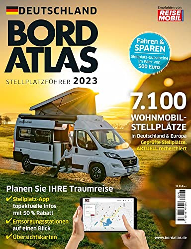 Bordatlas Stellplatzführer 2023: Deutschland und Europa