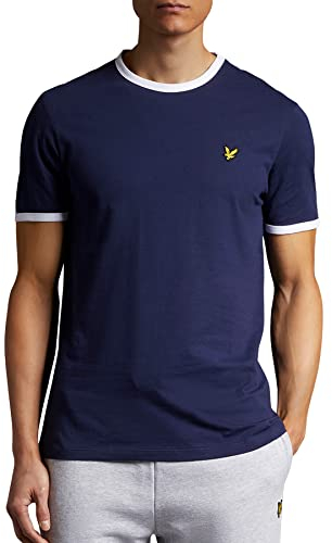 Lyle & Scott Ringer T-Shirts für Herren – 100% Baumwolle | Premium Qualität | XS-XXL