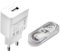 2 Ampere Huawei Schnell Ladegerät Quick Charger - Handy Ladekabel - Micro USB - 100-240 Volt - Weiß - für Huawei Mobiltelefone mit Micro USB Ladeanschluss