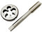 M13 × 1,25 Silber HSS metrisches Gewindeschneider-Set Gewindeschneider und Rundgewinde-Schneideisen Rechtshänder HSS Kegel.