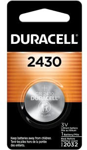 Duracell Pile au lithium 2430 3 V, 1 pièce, pile bouton au lithium pour appareils médicaux et de fitness, montres, et plus encore, pile CR Lithium 3 V
