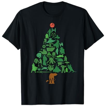 Star Wars Holiday Christmas Tree Short Sleeve T-Shirt