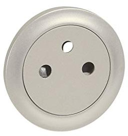 Enjoliveur céliane - Prise 2p+t Surface - Titane (068411)