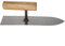 Utoolmart Cazzuola a mano per muratura, strumento di finitura in calcestruzzo per cartongesso, 19 cm x 5 cm, acciaio al manganese 65, con manico in legno