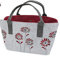GILDE Filz Tasche Einkaufstasche Gerbera 25x40x26cm