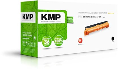 KMP Tonerkartusche passend für Brother TN247BK Black - B-T109X - für Brother DCP L 3500 3510 CDW 3517 CDW 3550 CDW, Brother HL-L 3200 3210 CW ... etc.