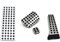 ihreesy Auto Fußpedal Pad Abdeckung Kit,Bremse und Gaspedal Pedal Pad Abdeckung Edelstahl Fußstütze Polster Kompatibel für W203 W204 W211 W212 W210,Automatikgetriebe + Ruhepedal