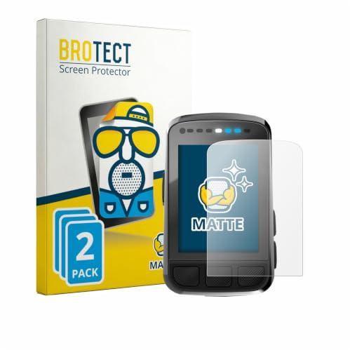 BROTECT Schutzfolie für Wahoo Elemnt Bolt V2 GPS | 2 Stück Entspiegelnder Displayschutz Made in Germany Matte Displayschutz-Folie Anti-Reflex Anti-Fingerprint Einfache Montage