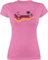Shirt Damen - Fußball EM WM - Deutschland Germany Adler Schwarz Rot Gold - S - Rosa - deutschlandtrikot fußballtrikot Europameisterschaft German Funshirts für Frauen Deutschland-t-Shirt wm-Shirts