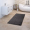 TT Home Badematte Badezimmerteppich Duschvorleger Weich Einfarbiges Muster, Farbe: Anthrazit, Größe:80x150 cm