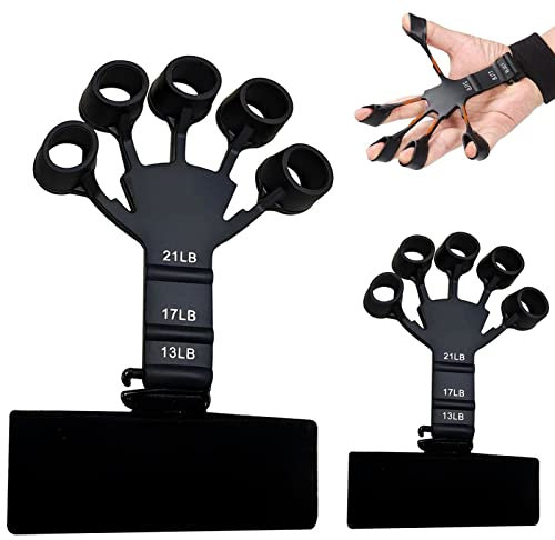 Fidget Fingerspielzeug, Silikat, Anti-Stress-Ring, Handkraft, Spielzeug für Kinder, Squish-Spielzeug, Geschenk zum Trainieren der Kraft der Finger (blau)