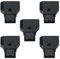 SHEEPPING 5 Stück D-Tap Stecker Kabel Netzkabel Typ B-Stecker für V-Mount Akku/Camcorder/Dauerlicht usw