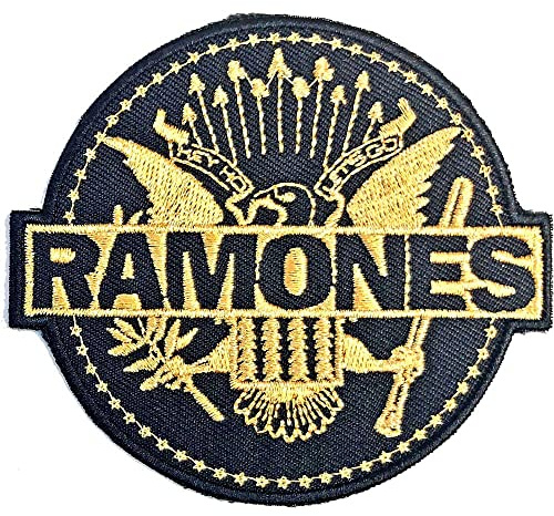 Rock Off Ramones The Gold Seal Official Woven Patch
