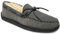 Minnetonka Herren Schaffell Hardsole Mokassin Hausschuhe, grau, 42 EU