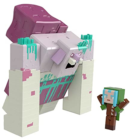 Minecraft Toys, Legends Devourer Action Figure, 1 Ranger Action Figure & 2 Accessories, Collectible Gift Set, HNC08