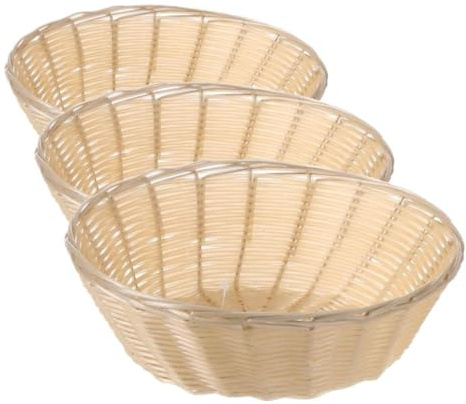 HENDI 426609 Corbeille à pain - rond (Lot de 3)