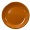Facilemarket Plato llano de melamina pura Ø 23 cm Made in Italy Set de 4 naranjas