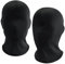 Udewo 2 Pack Black Full Face Mask Halloween Full Black Mask Full Face Cover Spandex Mask Zentai Hood Mask Full Head Cover Mask Faceless Mask Morph Mask for Halloween Party Costume Unisex Men Adult