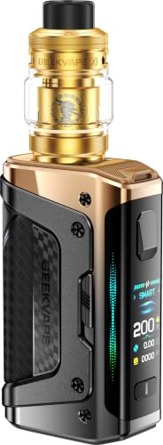 GEEKVAPE Aegis Legend 5 Kit | 200W Aegis Legend 5 TC Box Mod + 7ml GeekVape Z Sub Ohm Tank 5 (Z0.2 XM + 0.4 XM Boost Coil), Sans nicotine,San Batterie