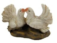 FADEDA Tauben/Höhe:2 cm/handbemalt/detailgetreue Krippen Figuren - Weihnachten Tisch Dekoration Krippe Zubehör