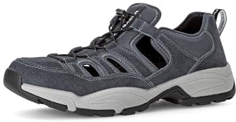 Pius Gabor Herren Sneaker Low, Männer Halbschuhe,Wechselfußbett,schnürschuhe,schnürer,straßenschuhe,Strassenschuhe,Indigo,41 EU / 7.5 UK