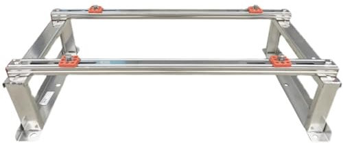 Soporte de Suelo para Aire Acondicionado Mini Split,Soporte de Condensador de Acero Inoxidable Resistente, Soporte para Controlador de Aire con absorción de Impactos Base de la Bomba de Calor