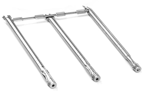 69787 - Bruciatore per Weber Spirit 300 Spirit E310 S310 E320 S320 E330 S330 (con tasti anteriori), 46 cm, in acciaio inox, per Weber Spirit II//LX 310 E-310 / S-310 Series