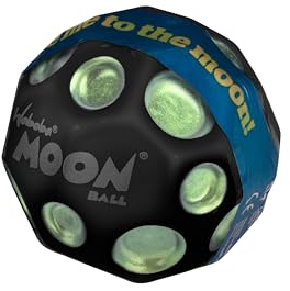 Sunflex x Waboba Moonball Dark Side Grün - Spingball mit hoher Sprungkraft - Gummiball mit hoher Qualität - Durchmesser 6,5 cm