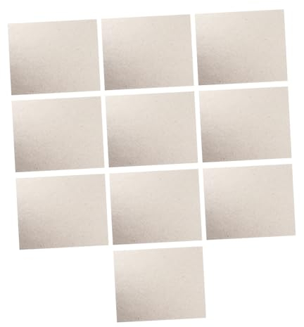 Cabilock 30 Piezas Copos De Mica Para Microondas Rebanada De Mica Microondas Cubierta De Guía De Ondas Resistente Oído Placas Resistentes Calor Para Horno Microondas Papel De Mica
